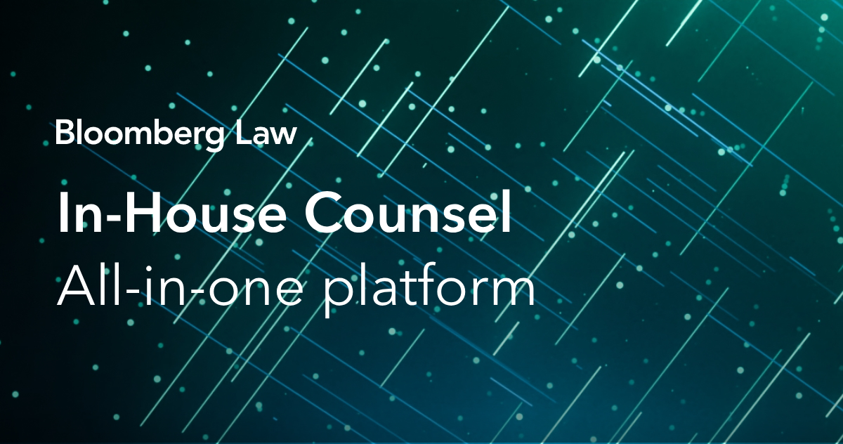 Corporate Pharma Legal Teams - Bloomberg Law