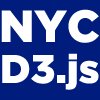 Logo for NYC D3.js Meetup