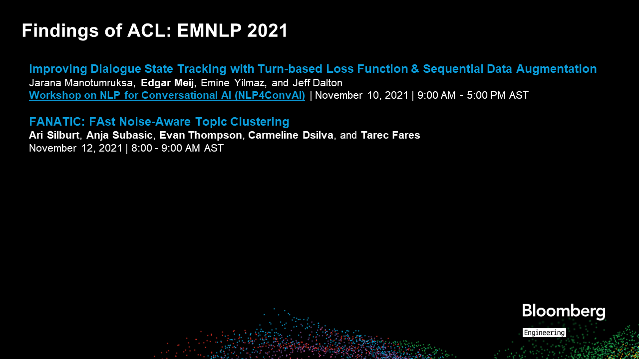 发表于《计算语言学协会的发现:EMNLP 2021》的论文列表