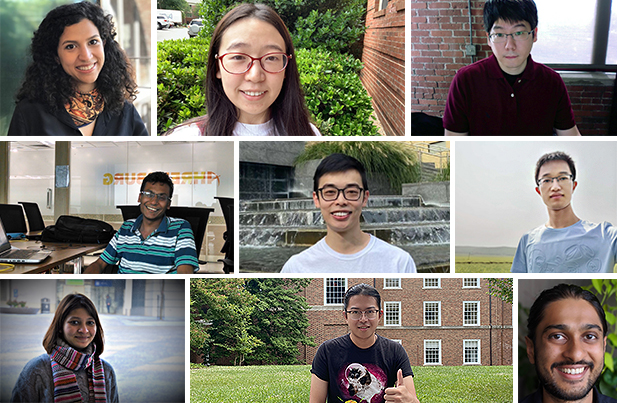 Pictures of the 2021-2022 Bloomberg Data Science Ph.D. Fellowship cohort