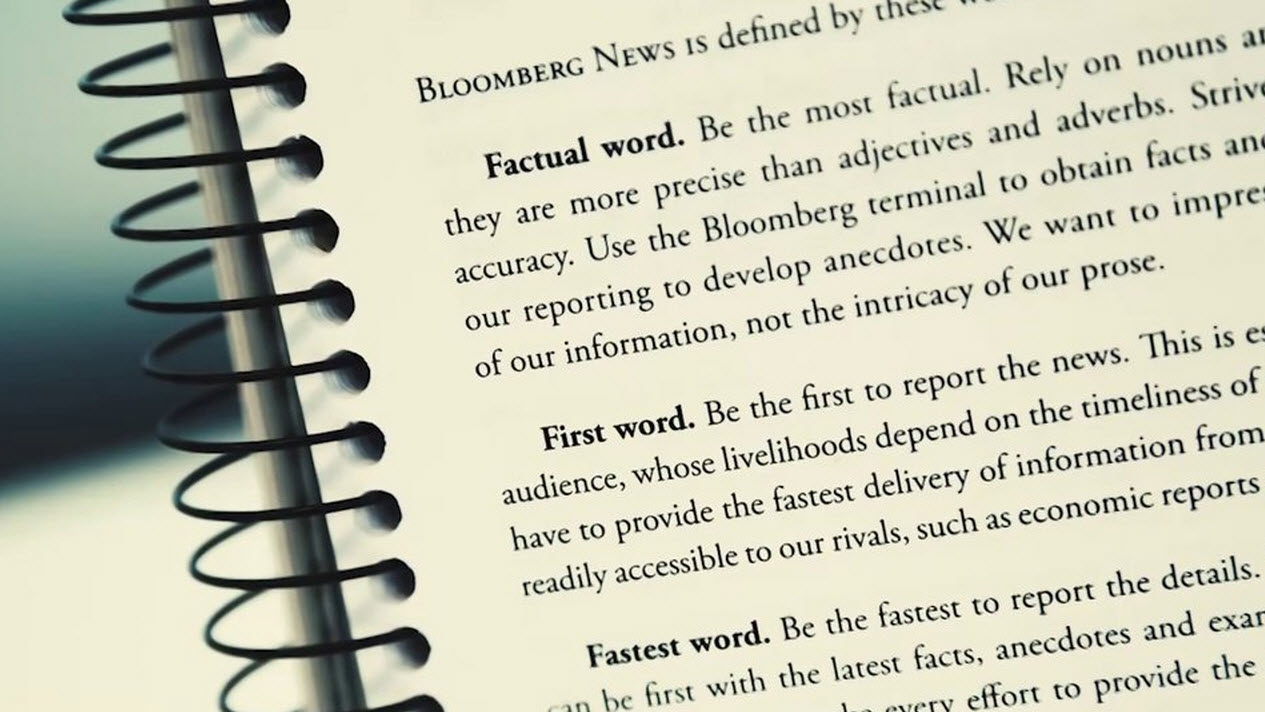 The New Bloomberg Way for Reporting the News | Press | Bloomberg LP
