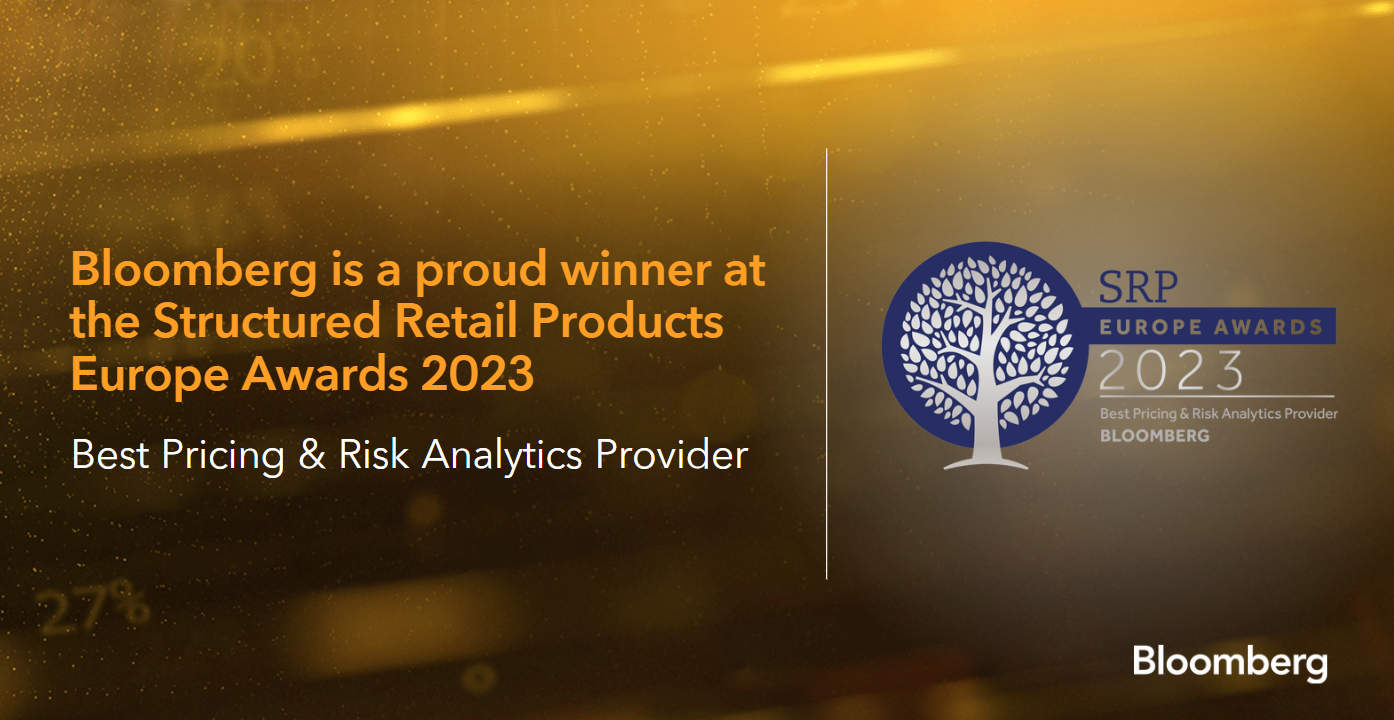 Bloomberg Wins Best Pricing And Risk Analytics Provider At 2023 SRP ...