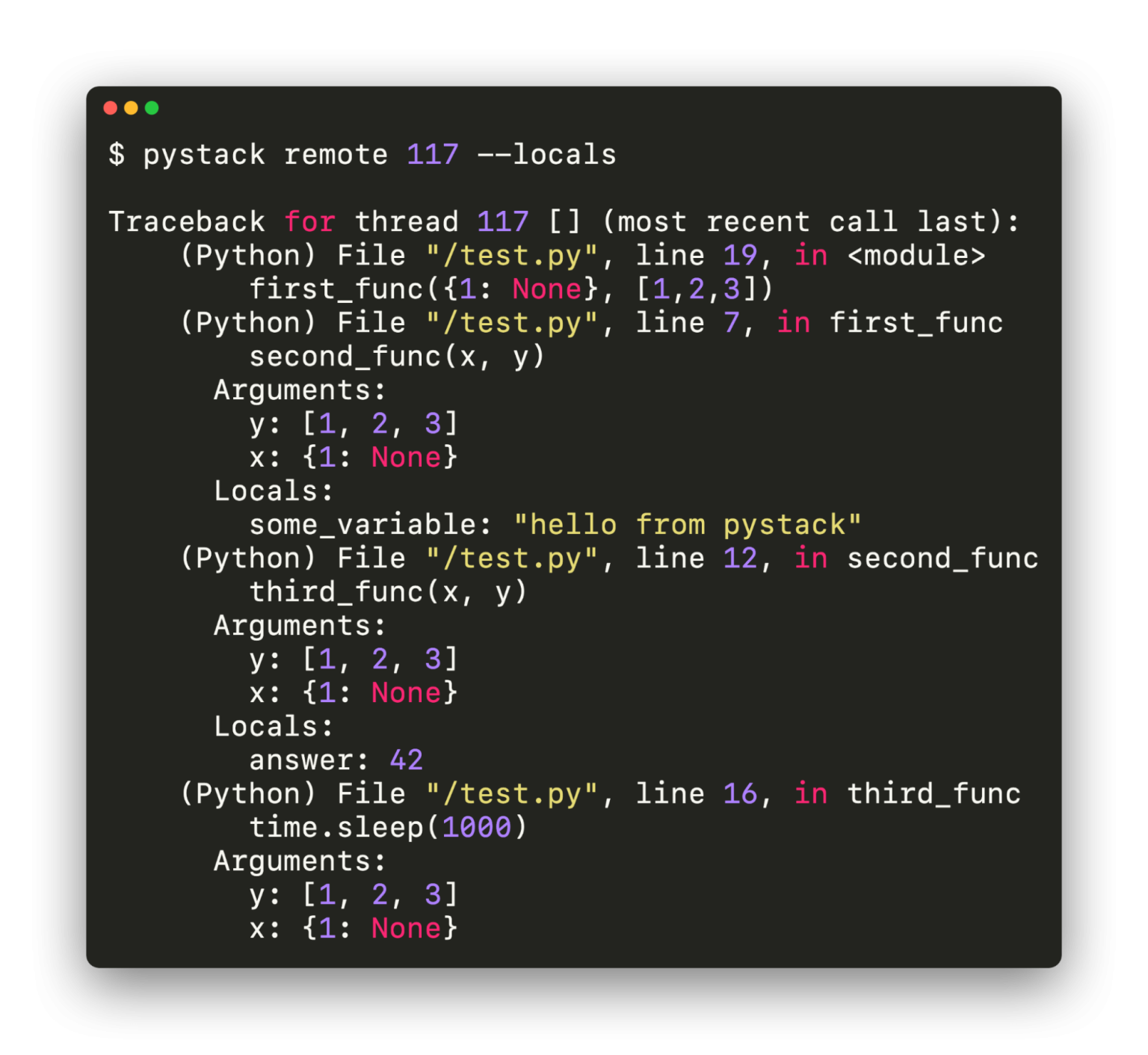 Bloomberg publishes PyStack, a debugging tool for when a running Python ...