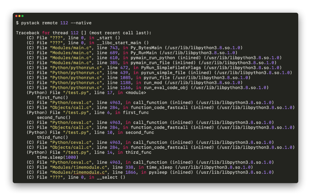 Bloomberg publishes PyStack, a debugging tool for when a running Python ...