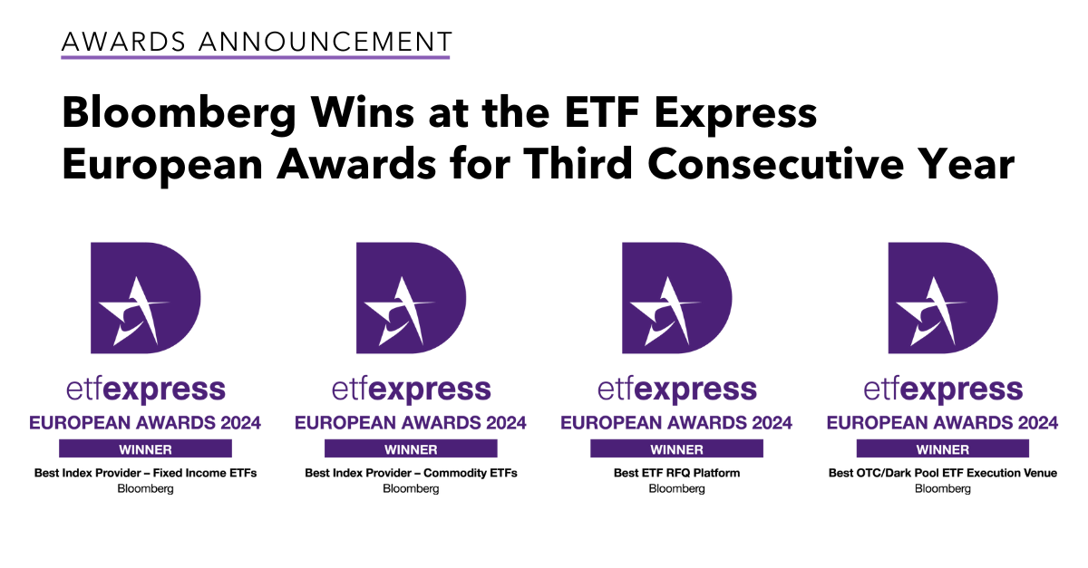 Bloomberg Wins at the 2024 ETF Express European Awards for Third ...