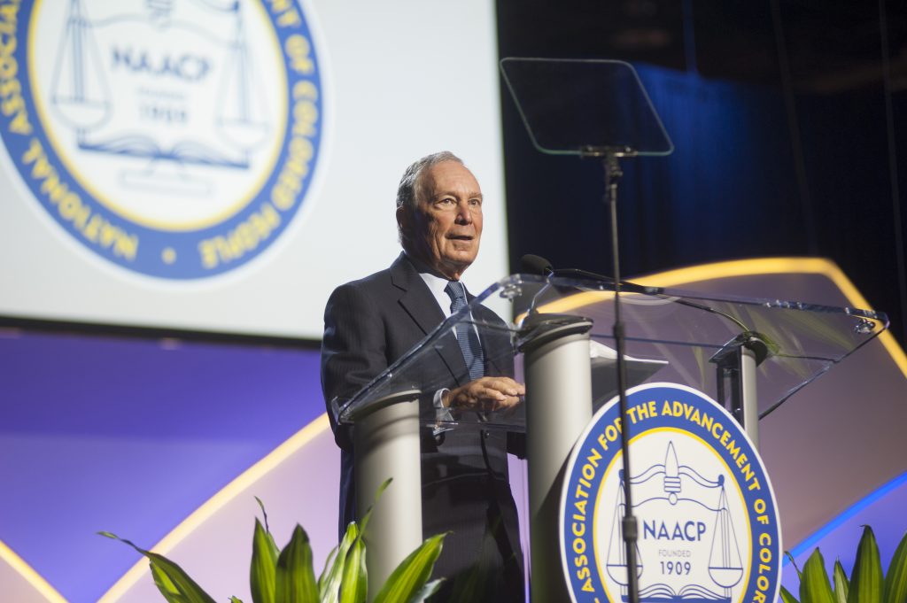 Mike Bloomberg at 2019 NAACP Convention