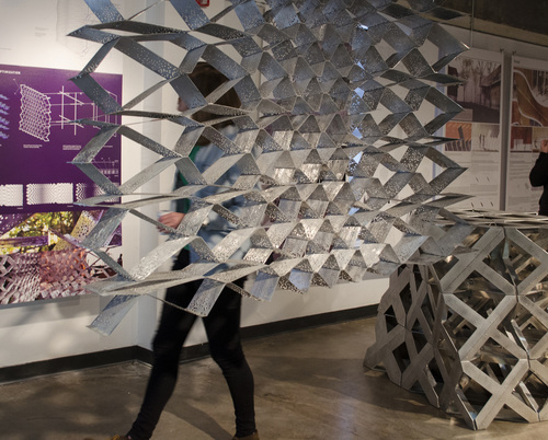 Ripple Architecture Studio project, Evaporative Skin, featured in the TEX-FAB SKIN Digital Assemblies Exhibition.