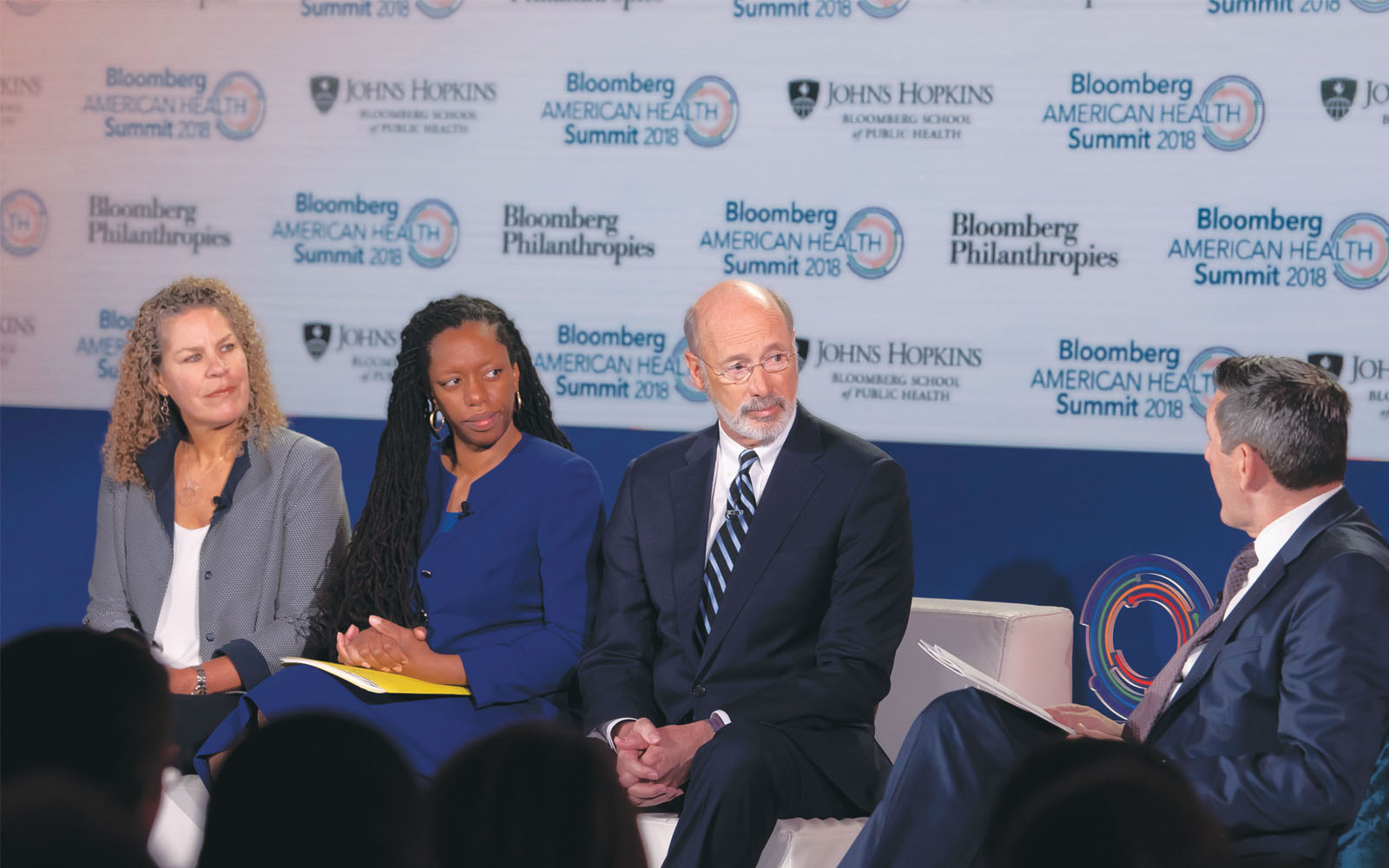 panel discussion on opioid addiction with Pennsylvania Governor Tom Wolf