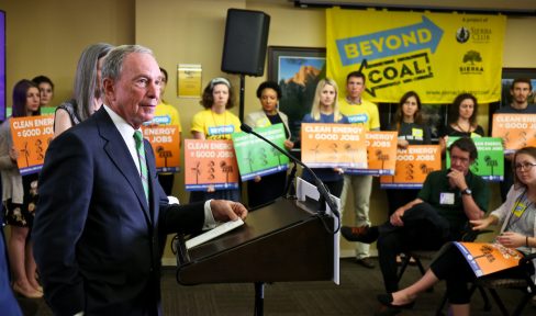 Bloomberg Philanthropies doubles down with a $64 million investment to continue Sierra Club’s Beyond Coal campaign and also support the League of Conservation Voters state affiliates and state advocacy coalitions working for clean energy policy in more than a dozen states.
