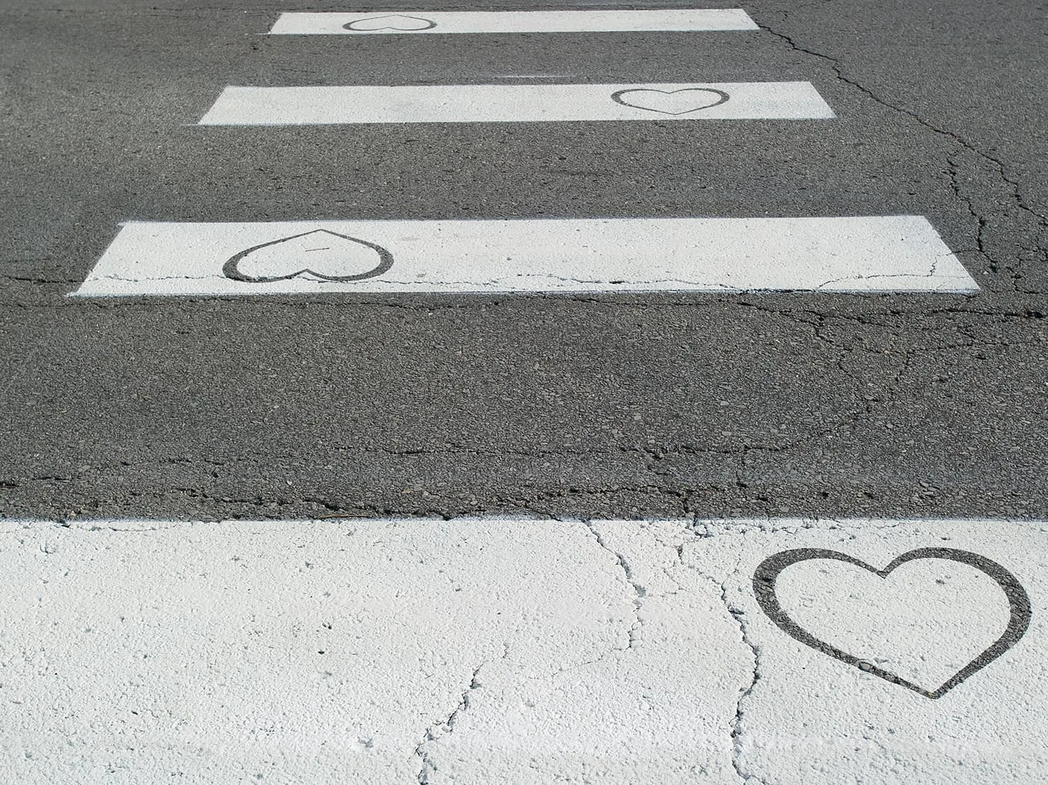 Intersection ready before painting