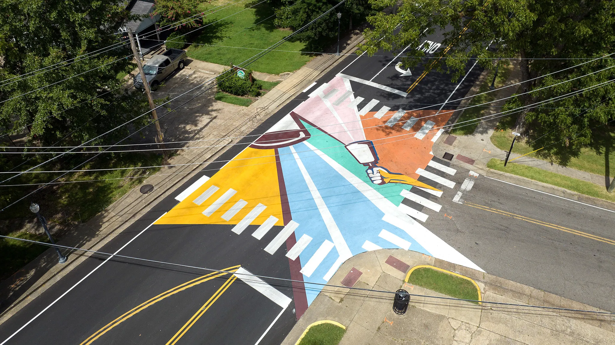 St. Louis, MO traffic calming art