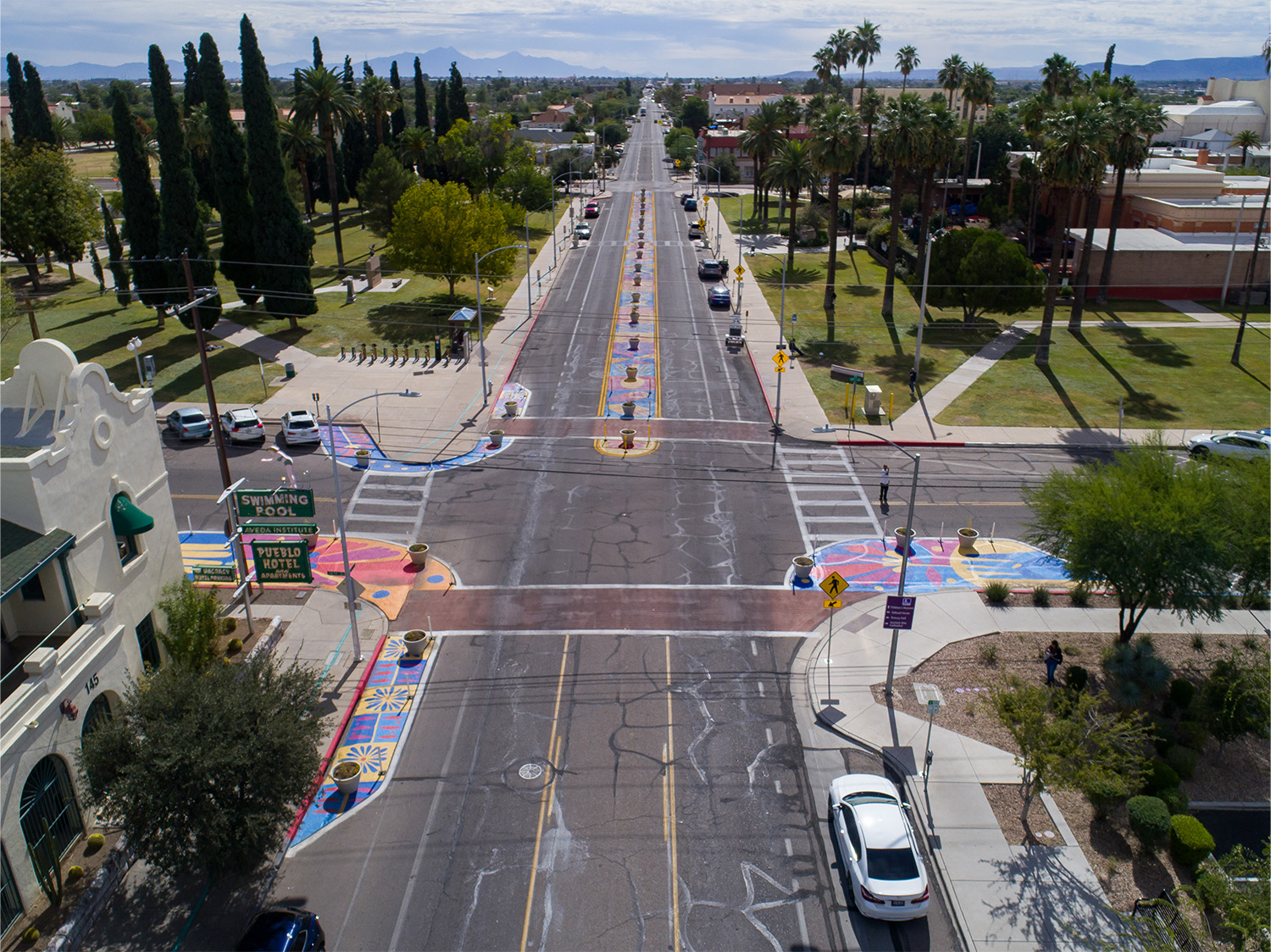 Painting a safer and more joyful gateway to downtown | Asphalt Art