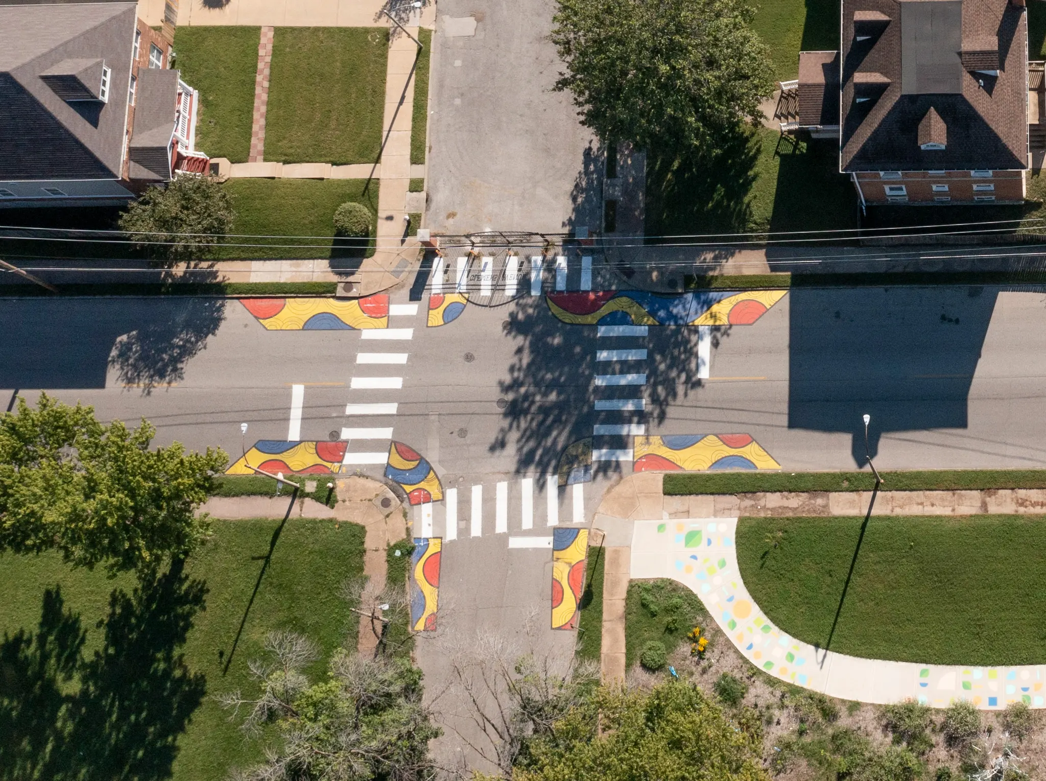 St Louis, MO before painting Curbs