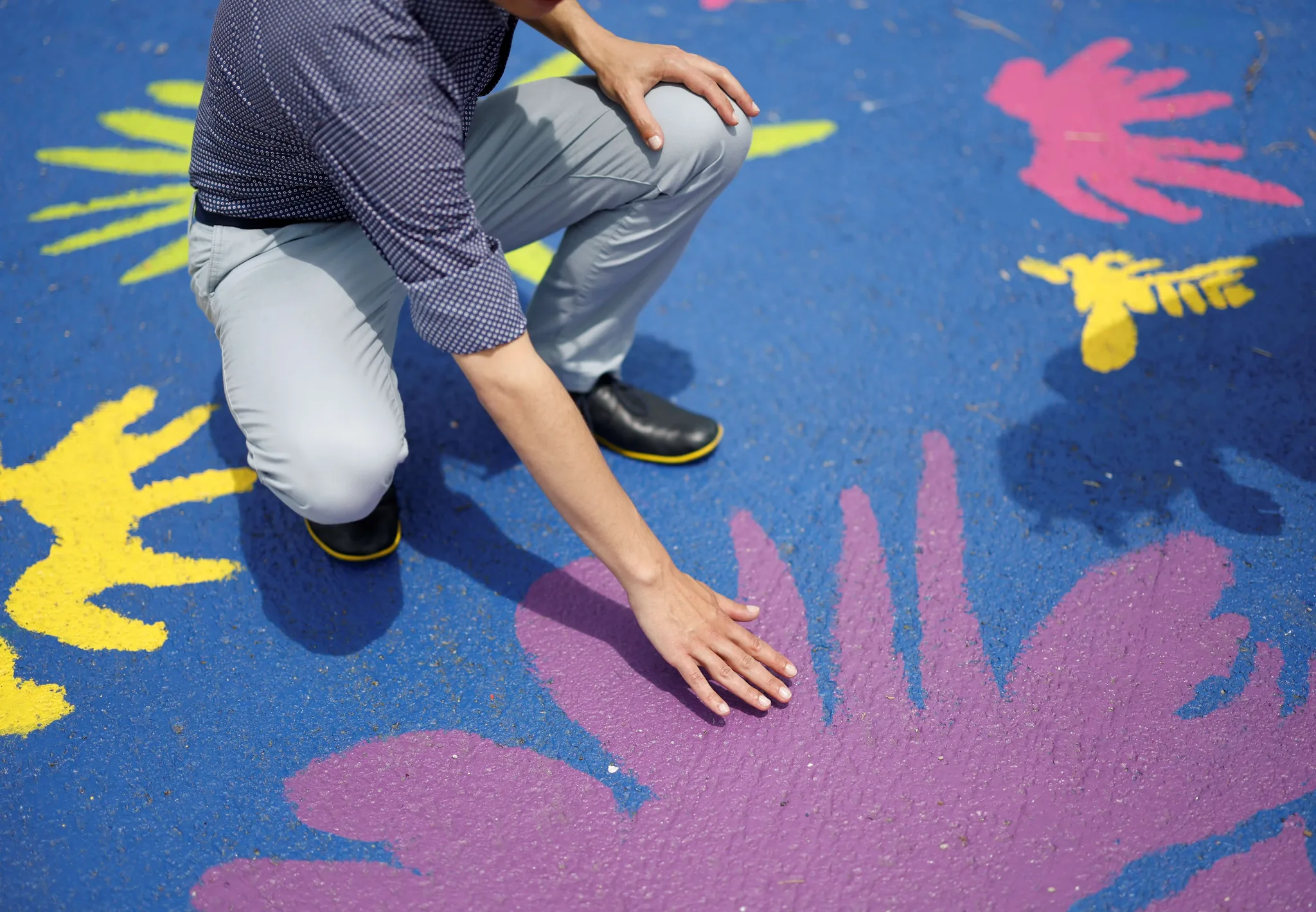Asphalt Art in Baltimore, MD