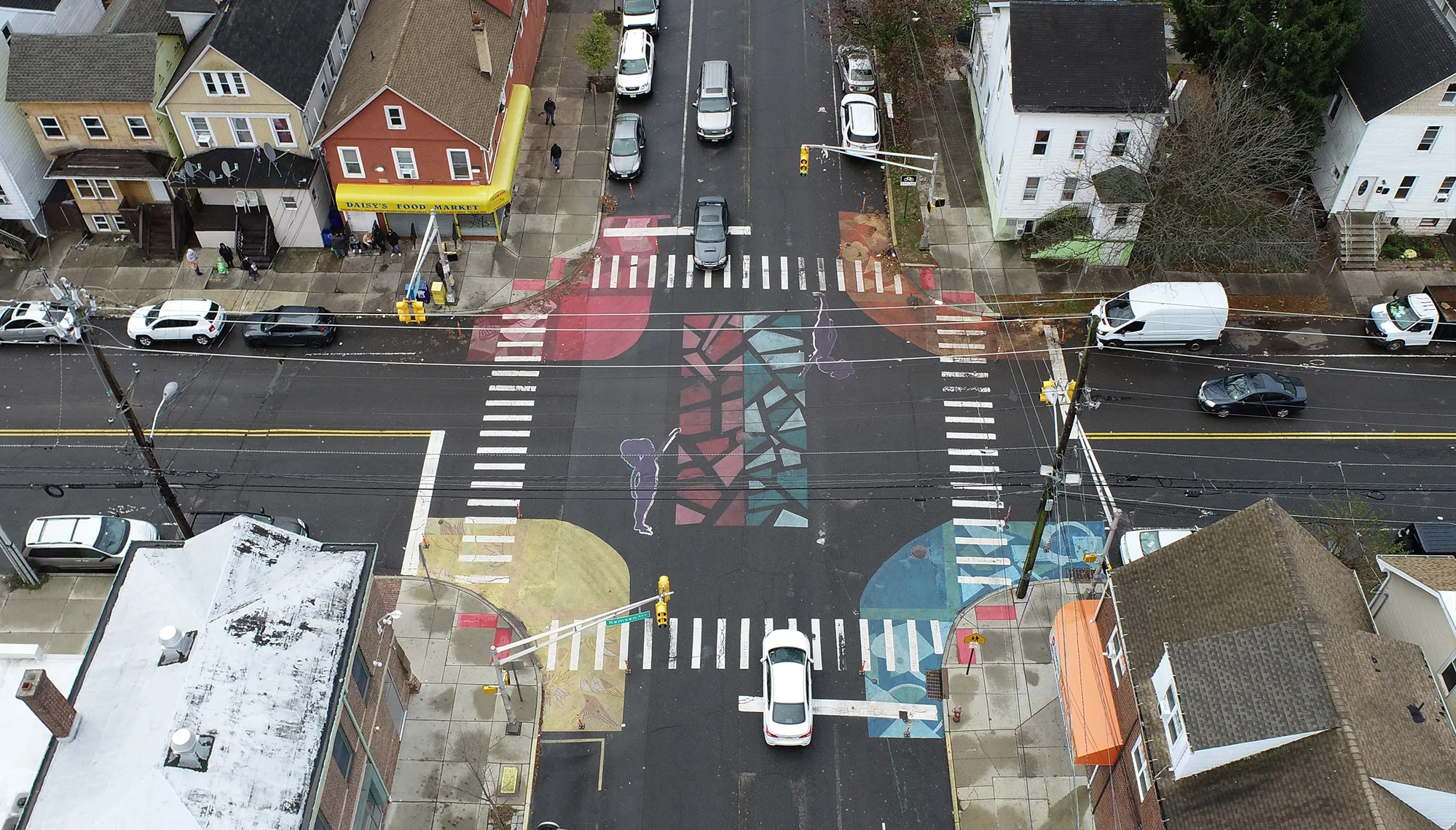 New Brunswick, NJ After Asphlat Art project capture
