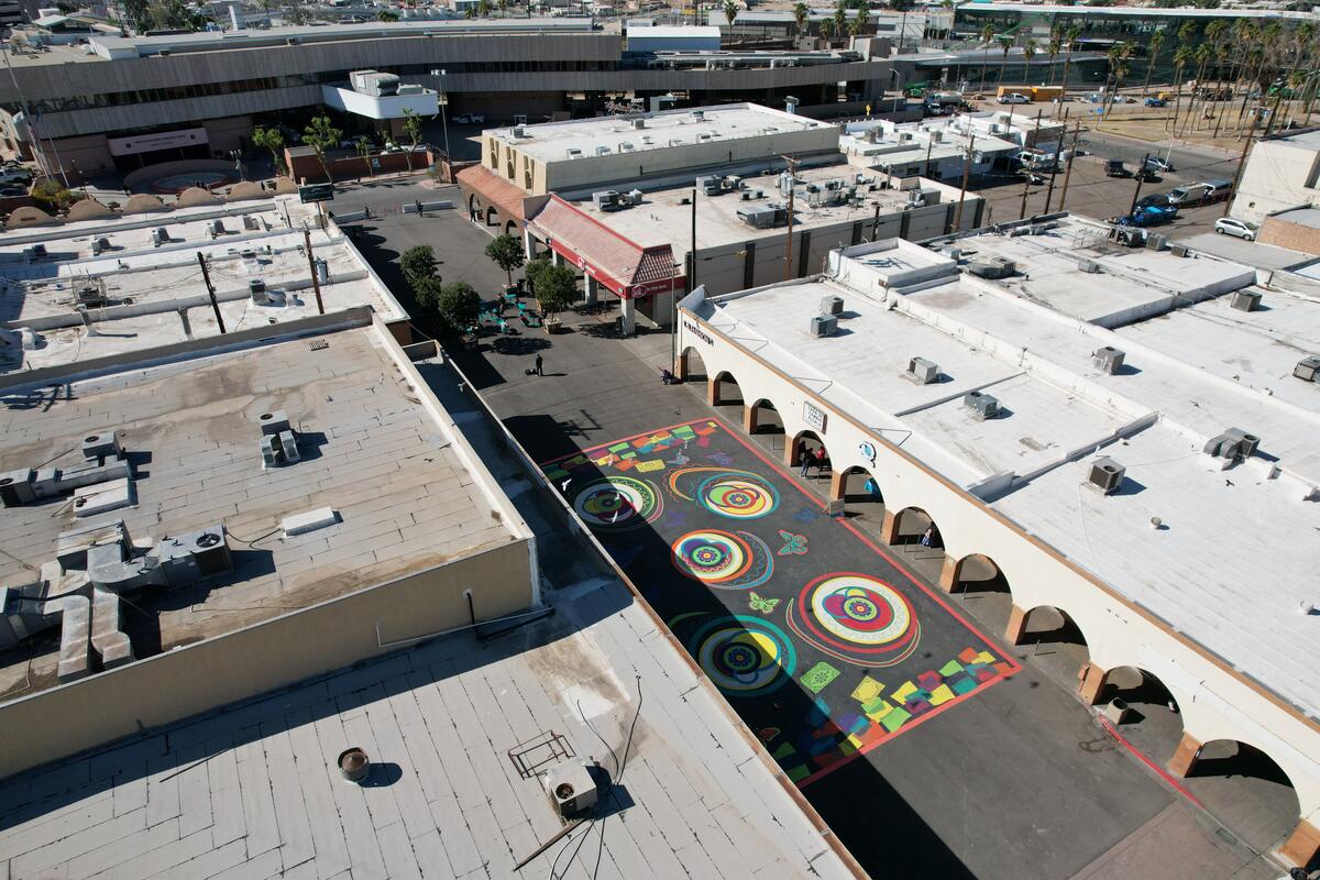 Calexico, California Asphalt Art Initiative