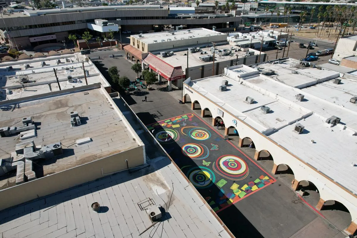 Calexico, California Asphalt Art Initiative