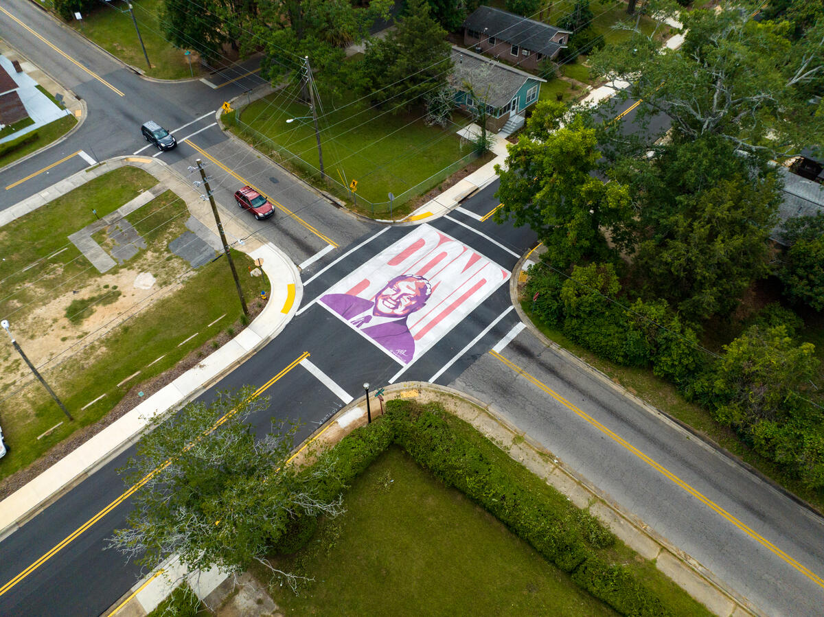 Asphalt Art Tallahassee, Florida
