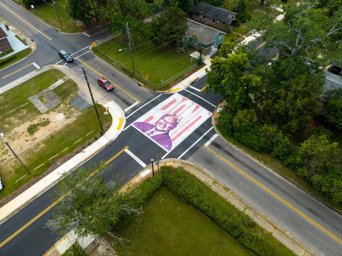 Asphalt Art Tallahassee, Florida