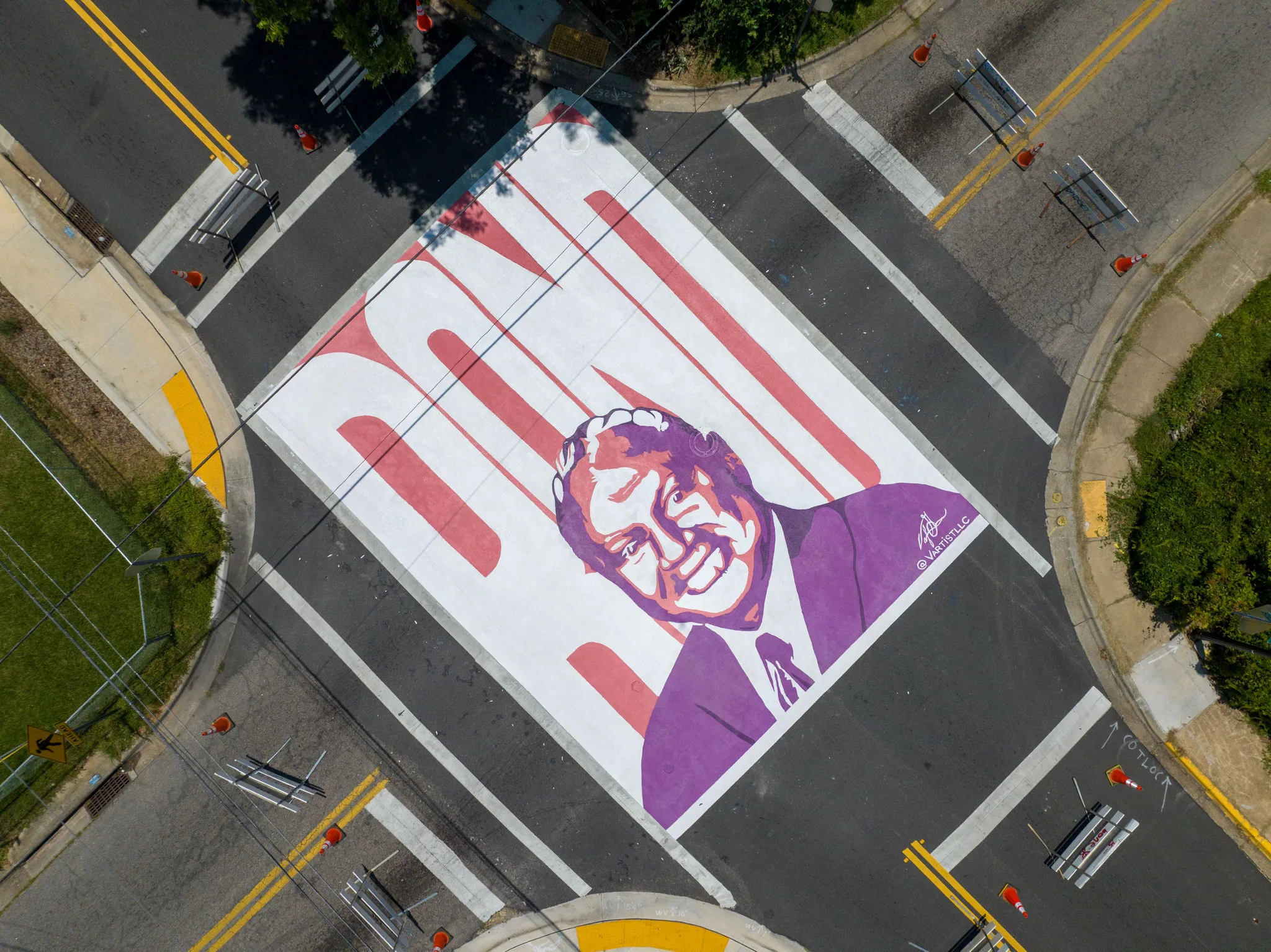 Asphalt Art Tallahassee, Florida