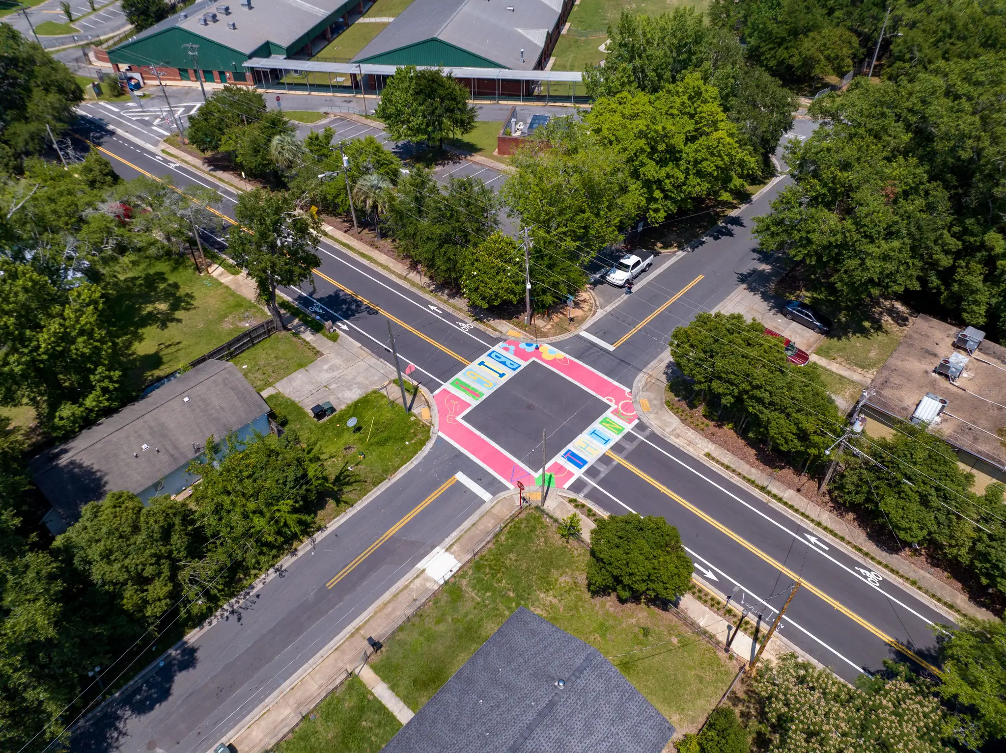 Asphalt Art Tallahassee, Florida