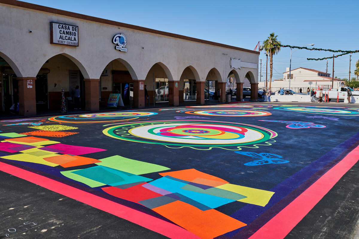 Calexico, California Asphalt Art Initiative