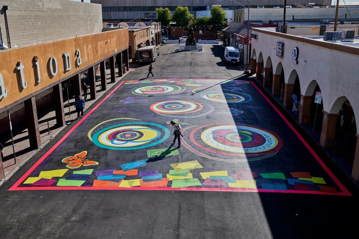 Calexico, California Asphalt Art Initiative