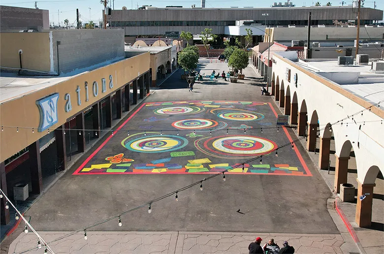 Calexico, California Asphalt Art Initiative