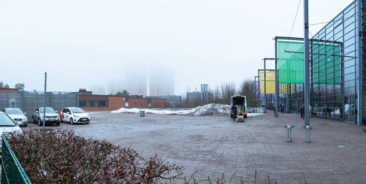 Activating a neighborhood plaza with an artful game - Helsinki, Finland