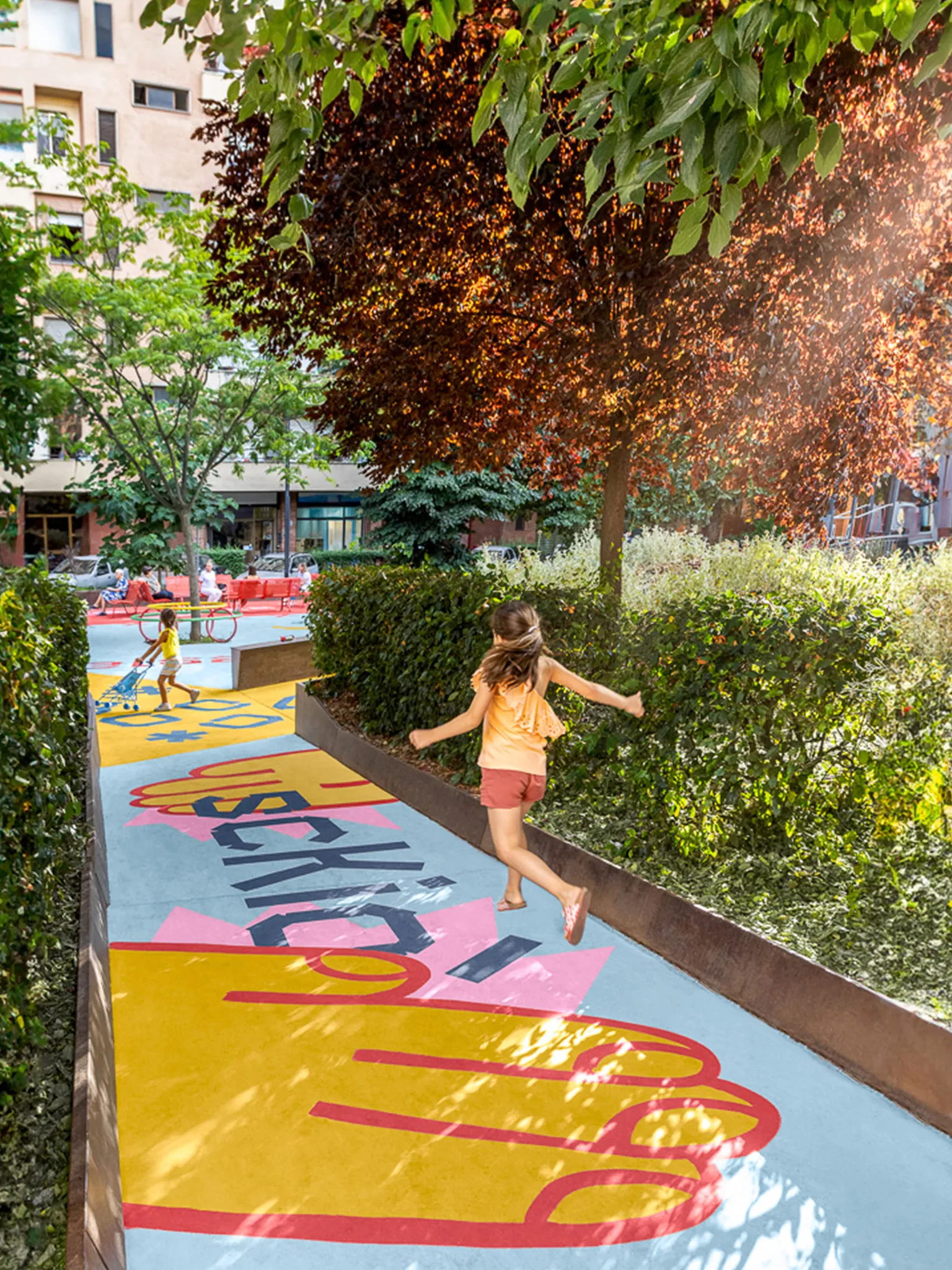 Asphalt Art Parole In Piazza Painting