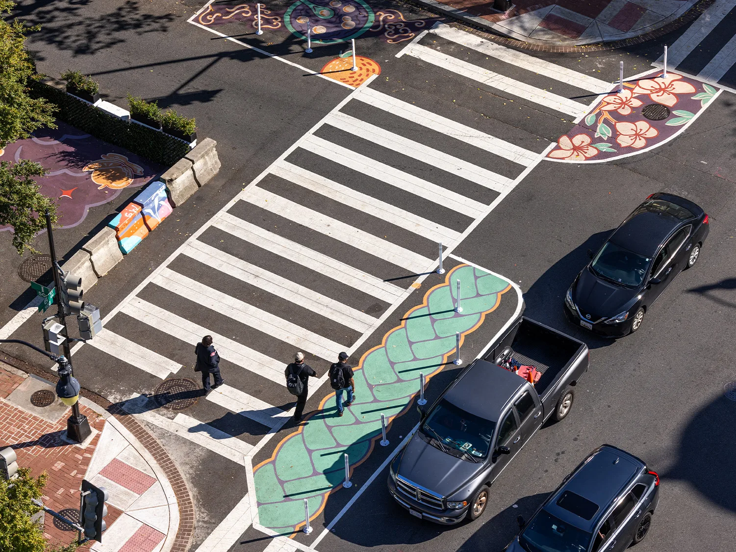 Crosswalk capture of Washington DC