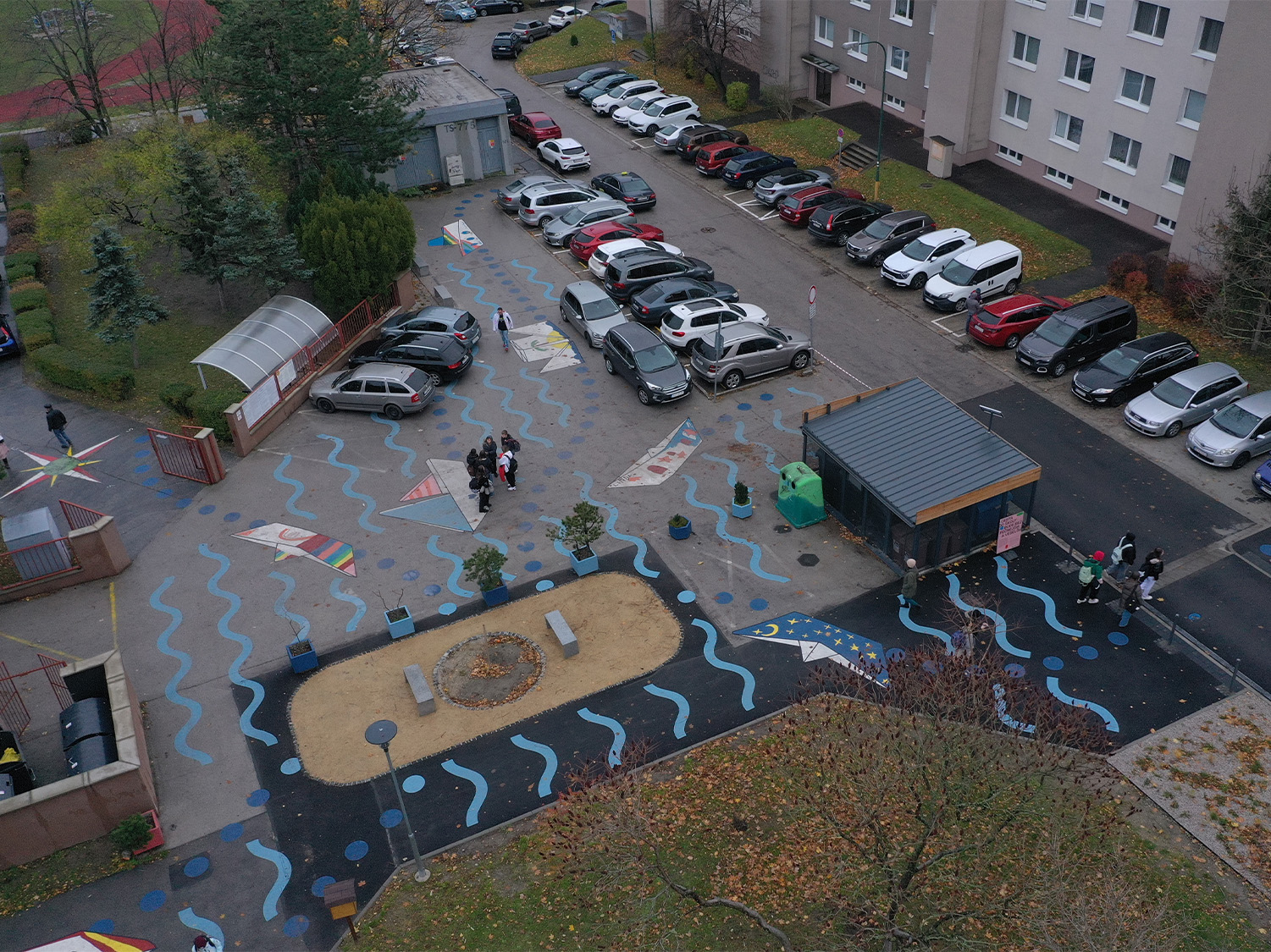 Bratisalva after shoot of the Asphalt Art project