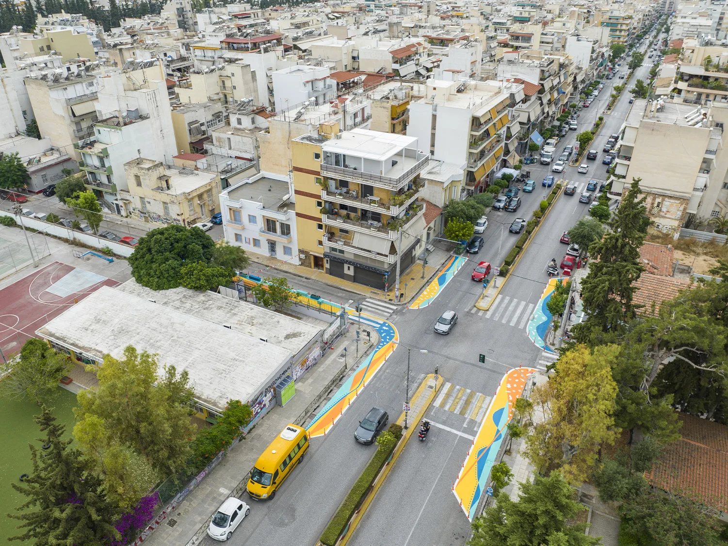 Kessariani Greece aerial view