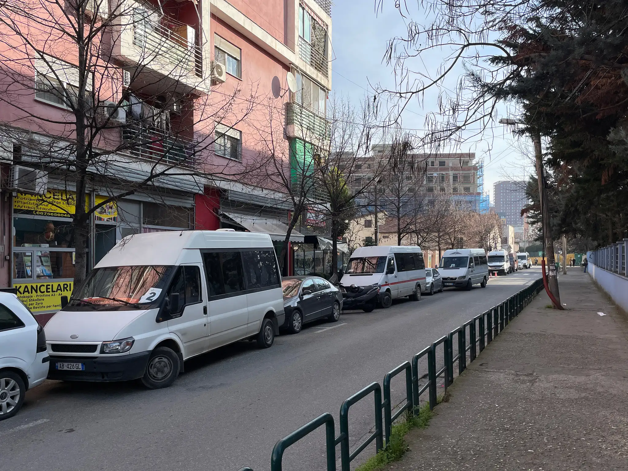 Asphalt Art Before Tirana, Albania