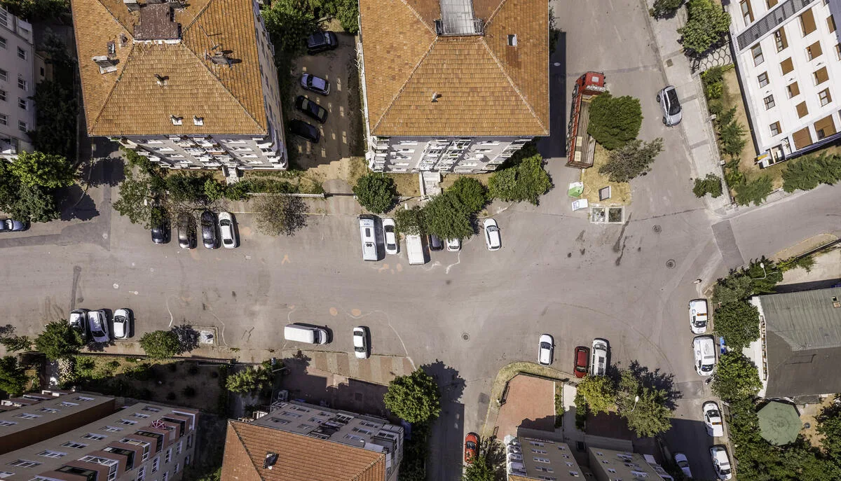 Asphalt Art Before After Comparison photos in Istanbul, Turkey, September 25, 2023.