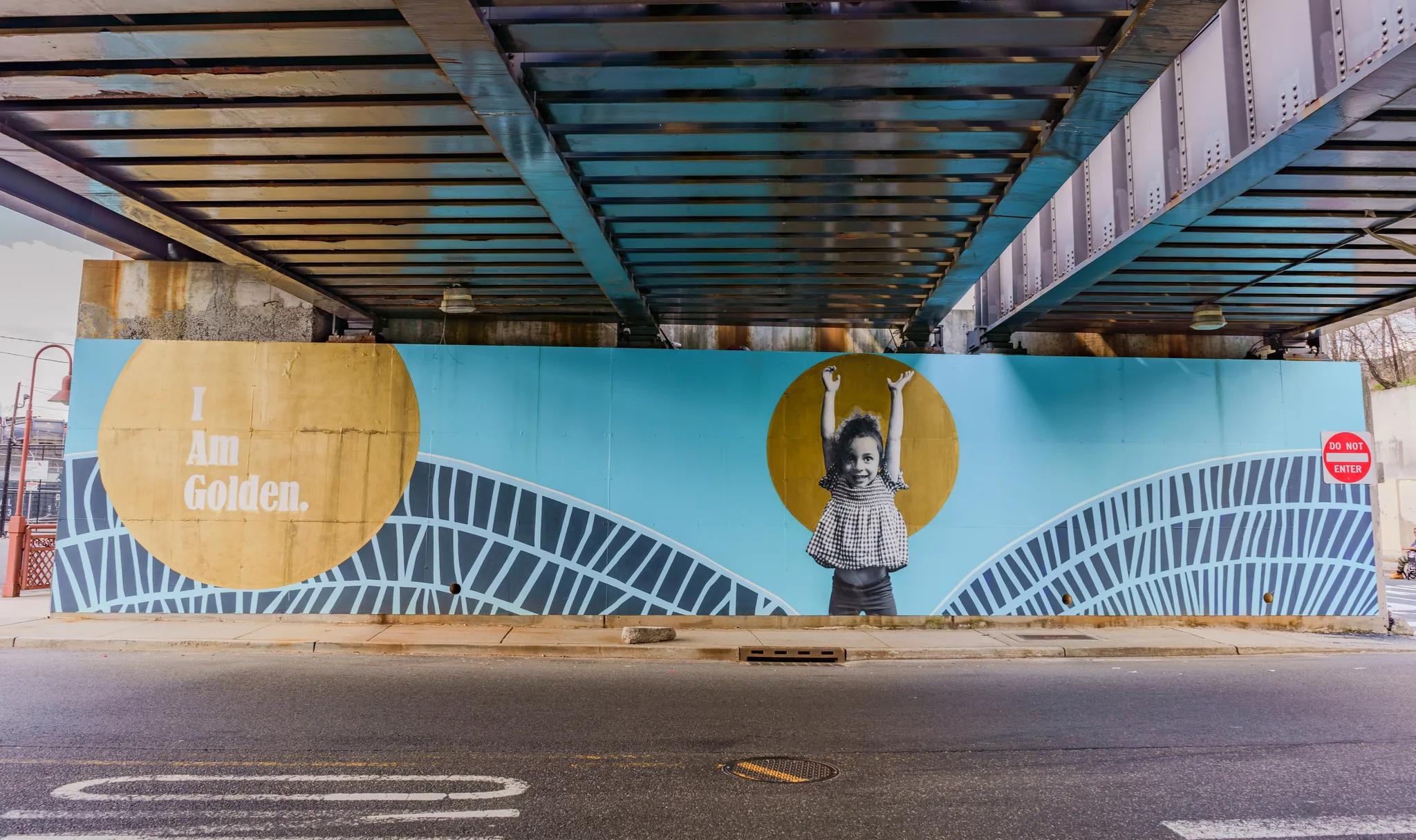 Asphalt Art Newark Before After Comparison