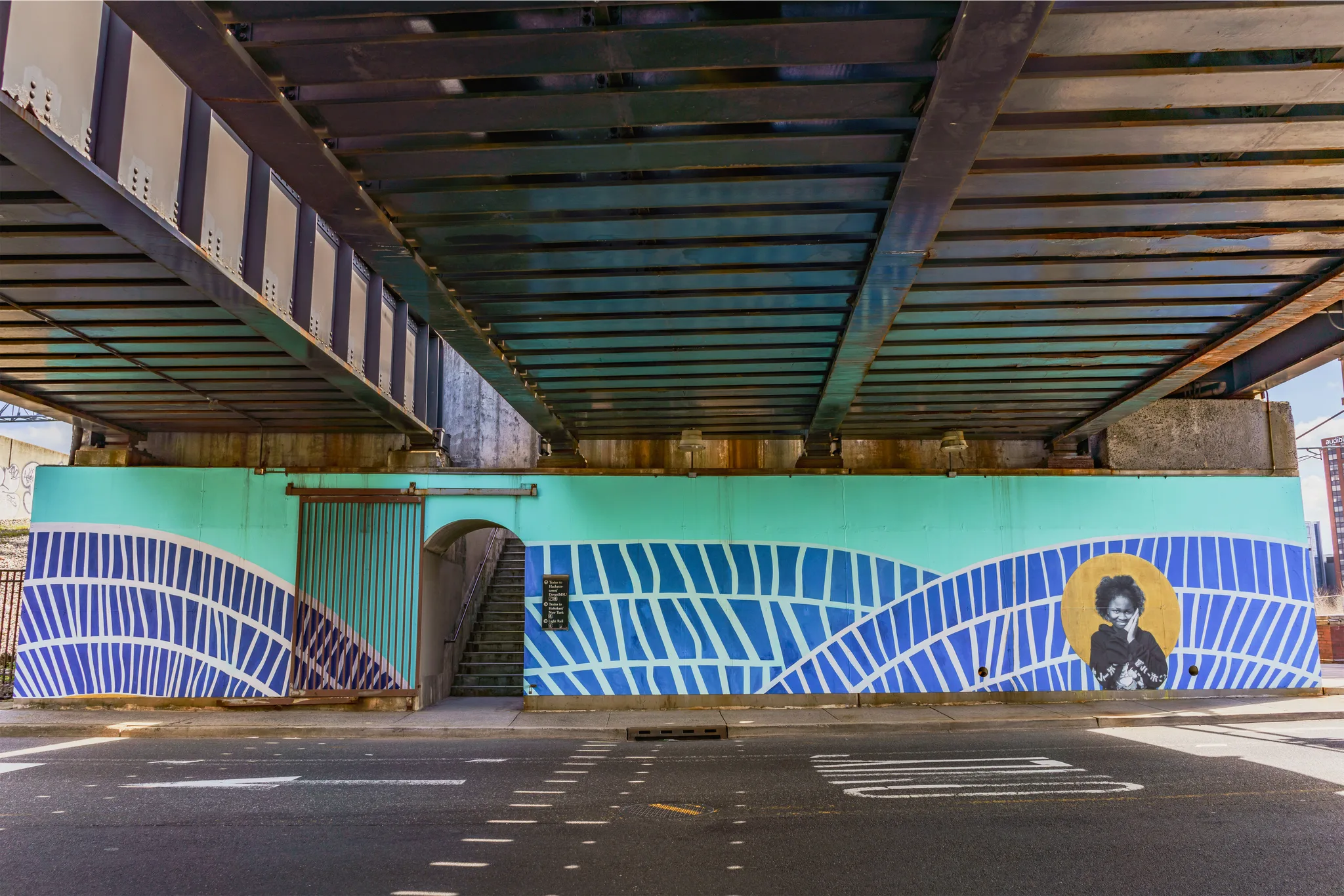 Asphalt Art Newark Before After Comparison
