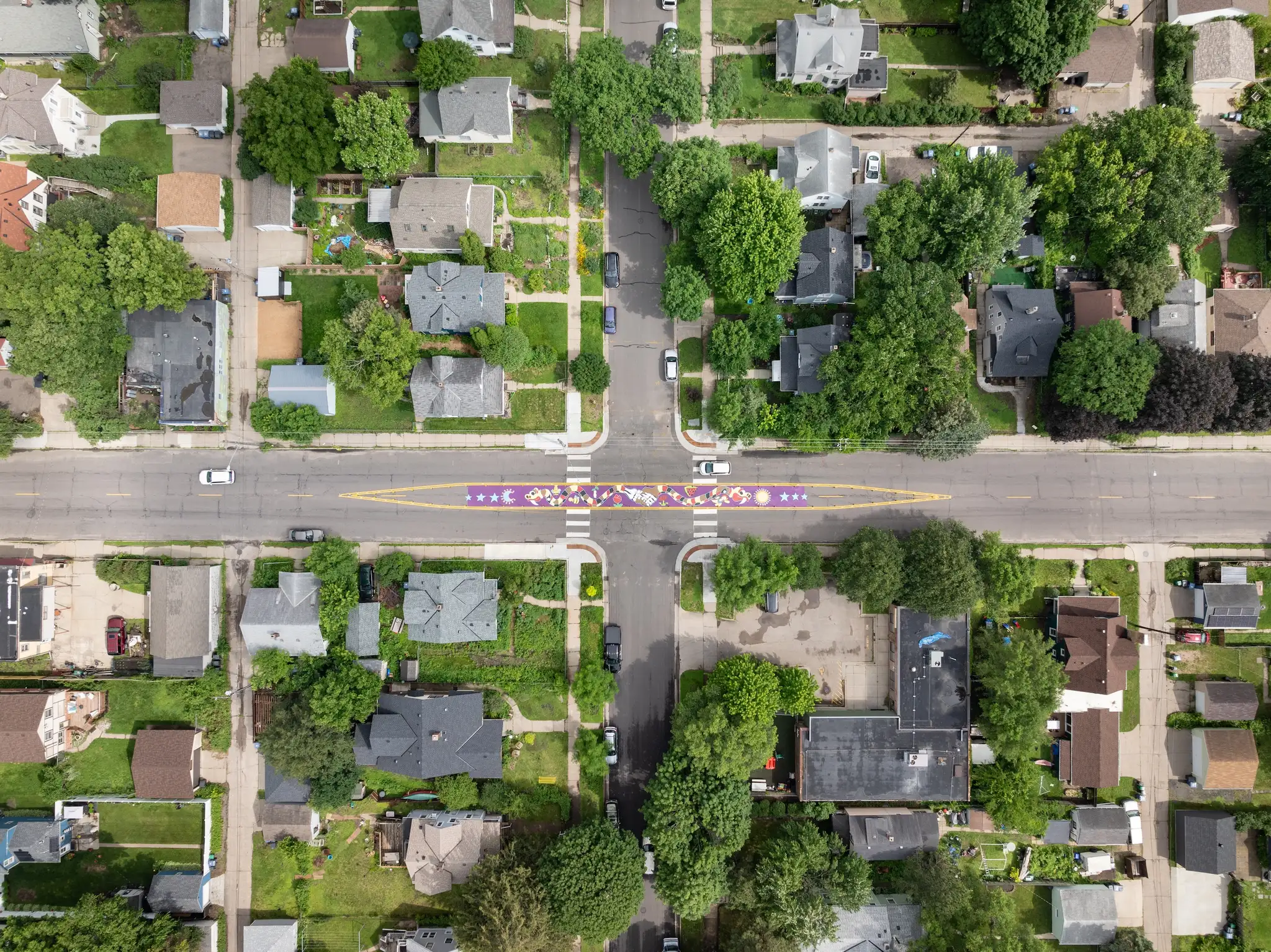 Asphalt Art Minneapolis After