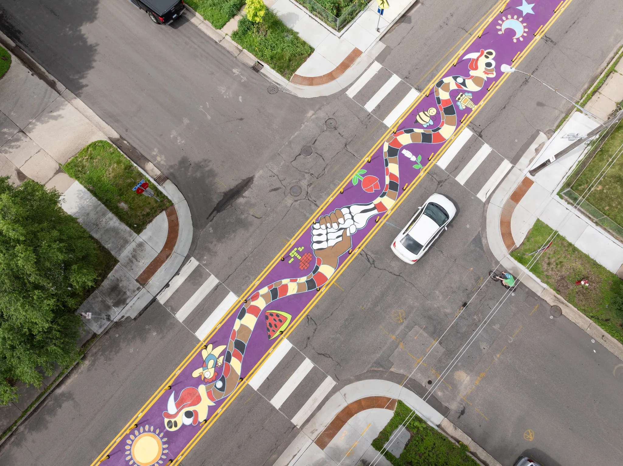 Asphalt Art Minneapolis After