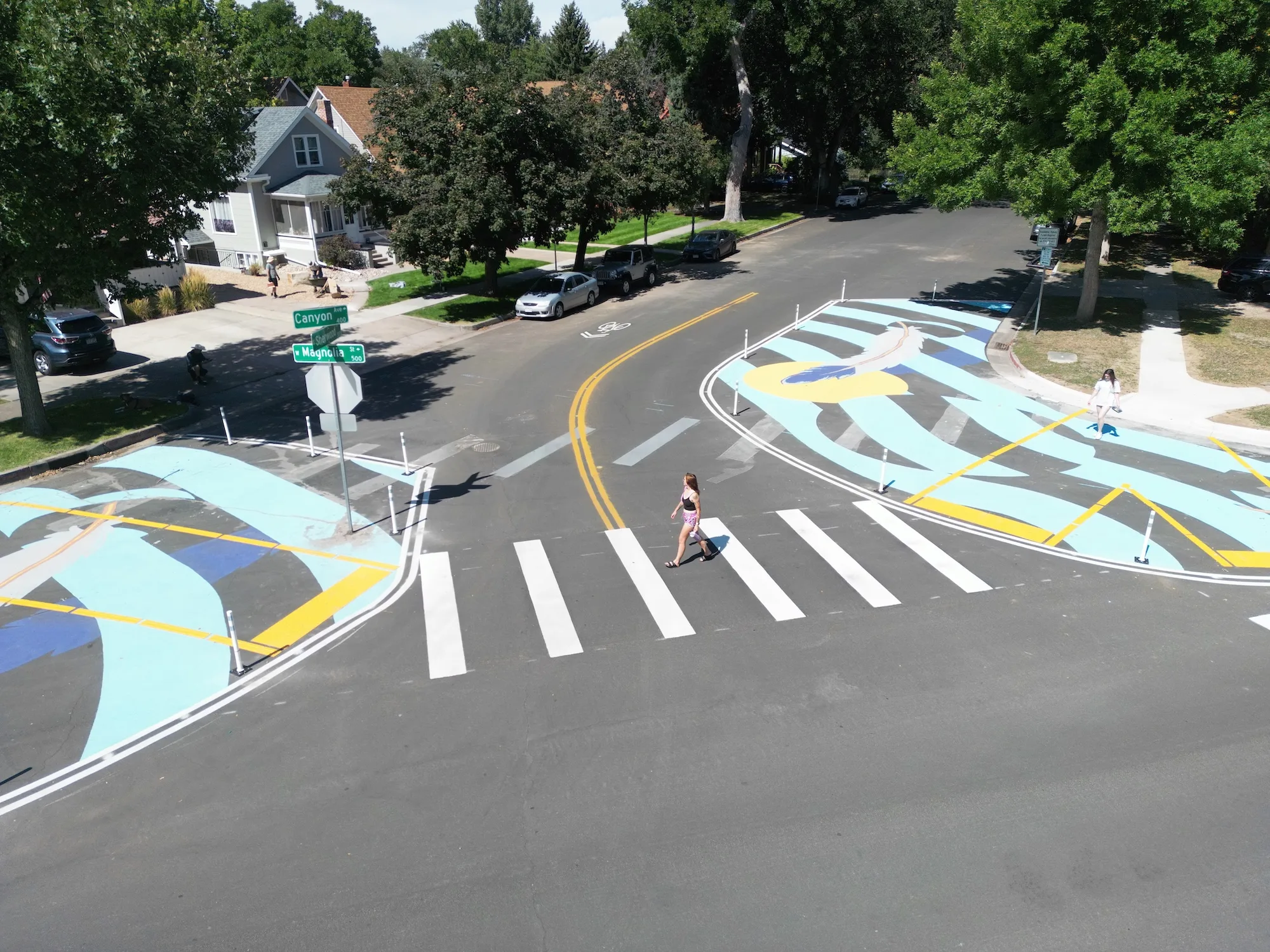 Asphalt Art Fort Collins After