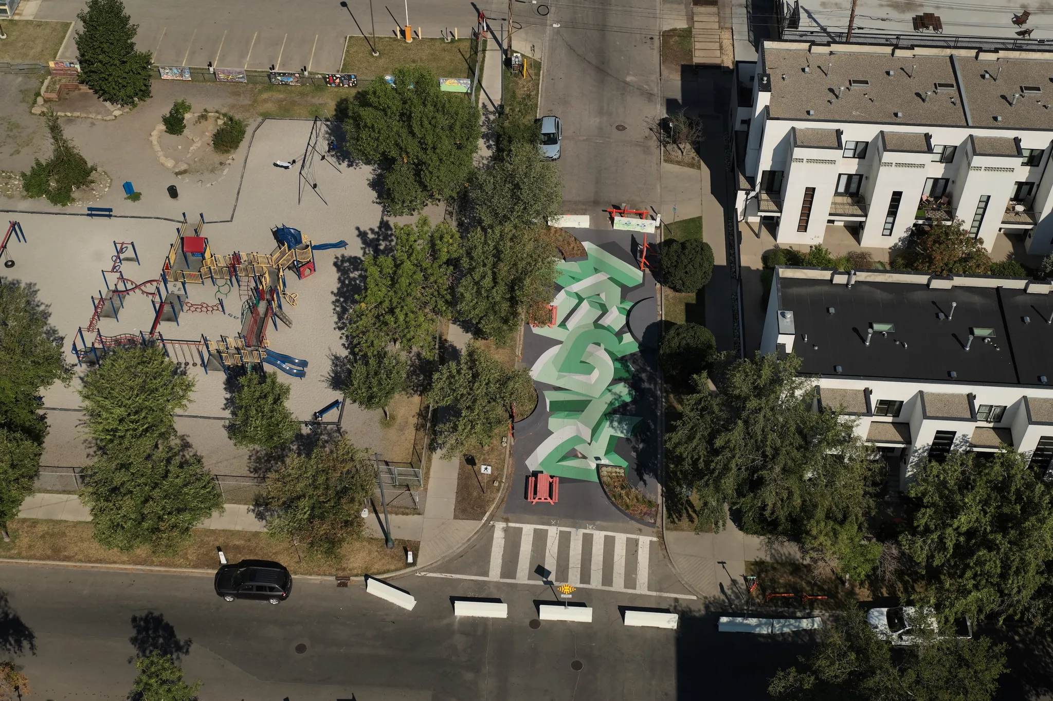 Asphalt Art Calgary After