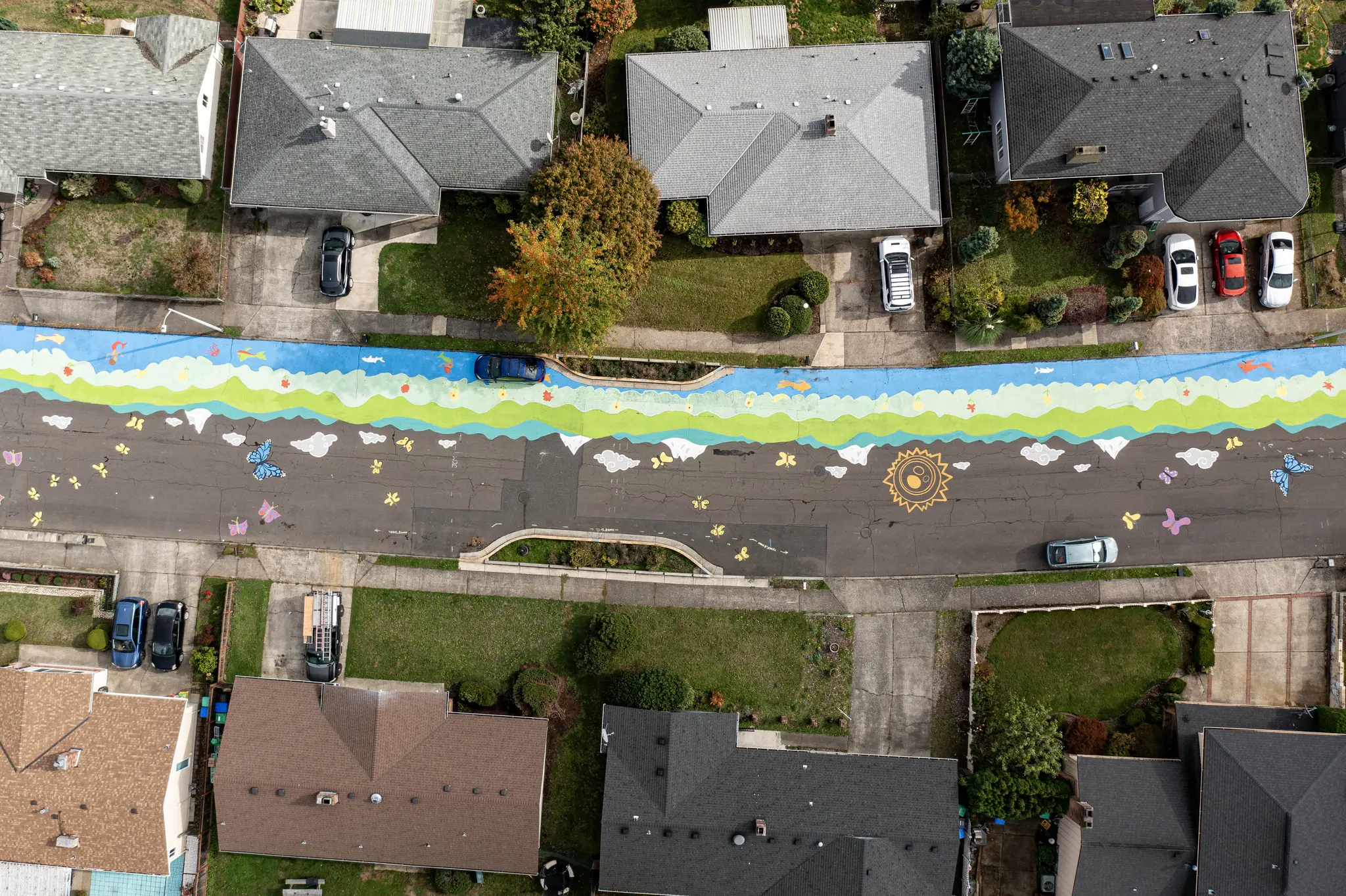 Asphalt Art Portland Before