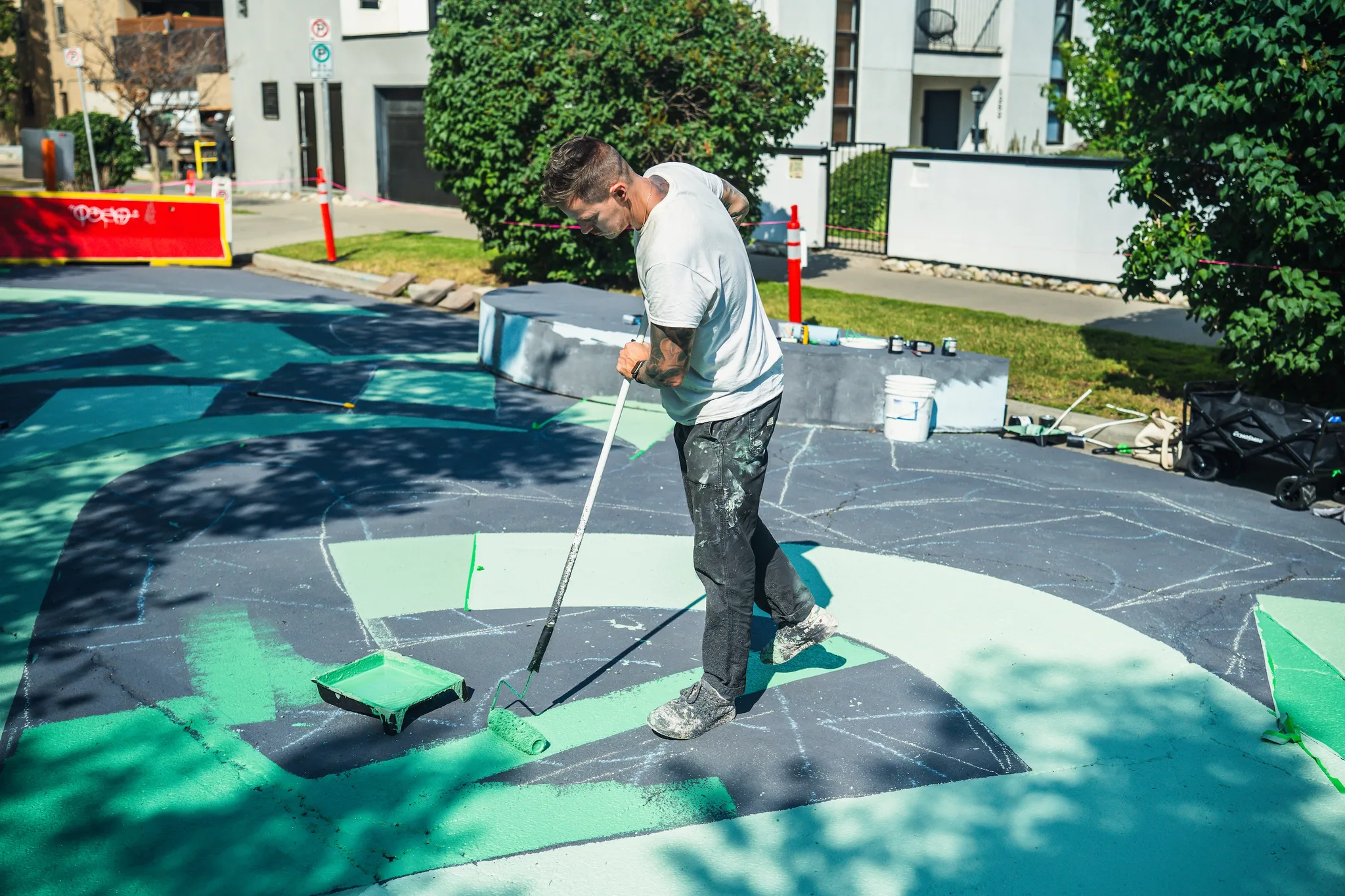 Asphalt Art Calgary After