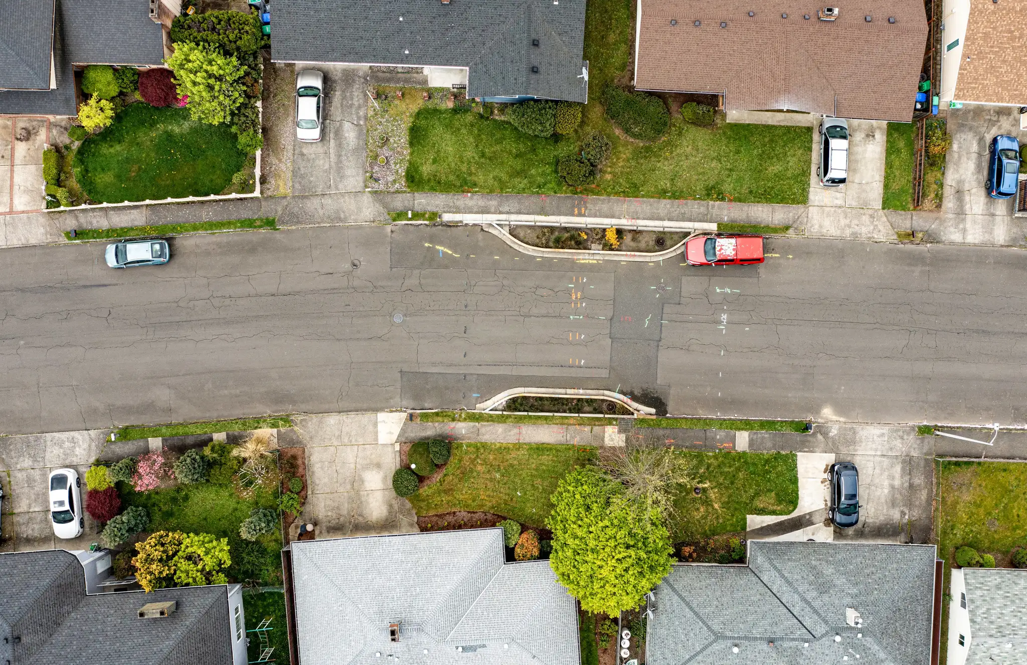 Asphalt Art Portland Before After Comparisons