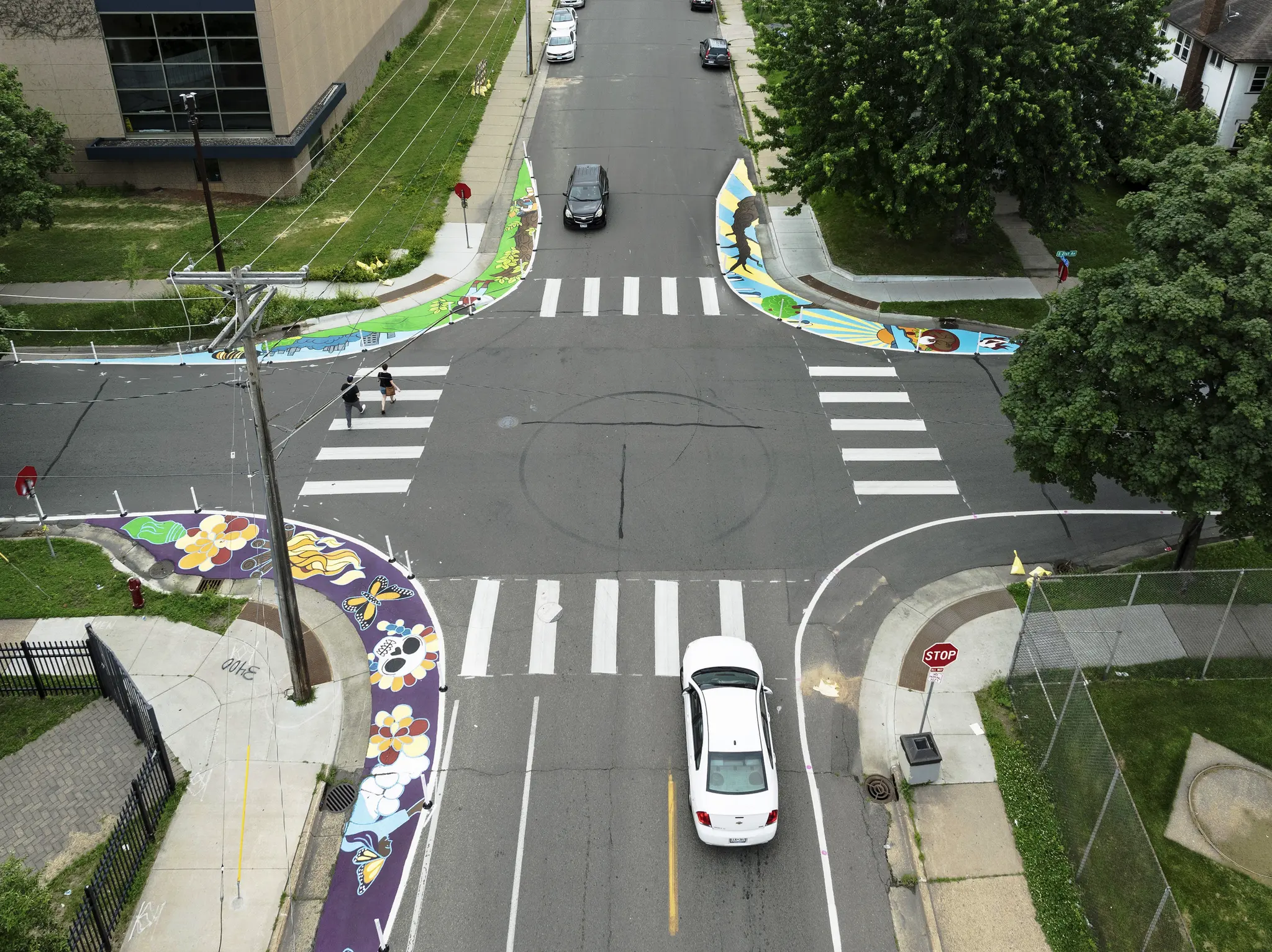 Asphalt Art Minneapolis Before After Comparisons