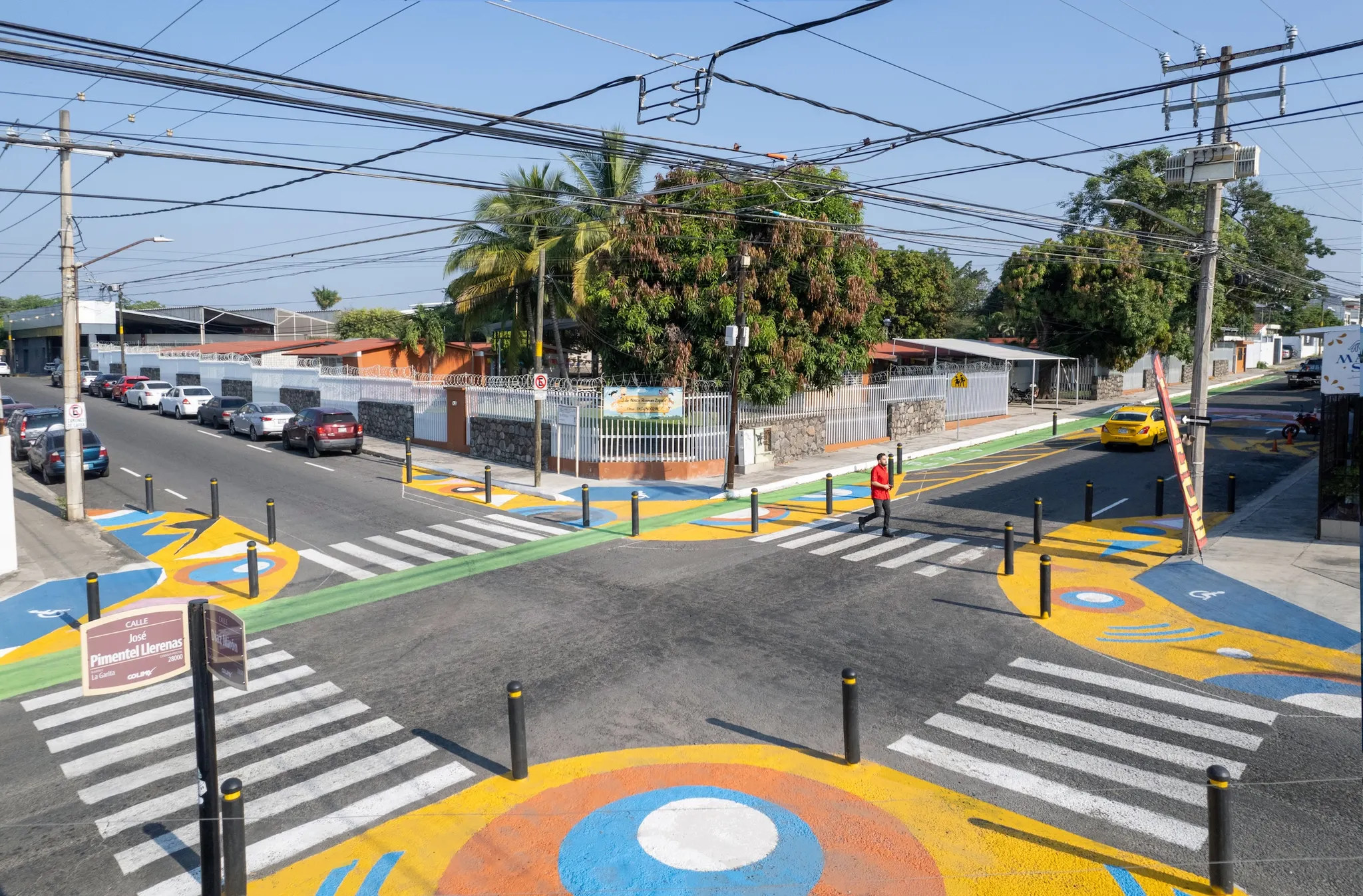Asphalt Art Colima Before After Comparison