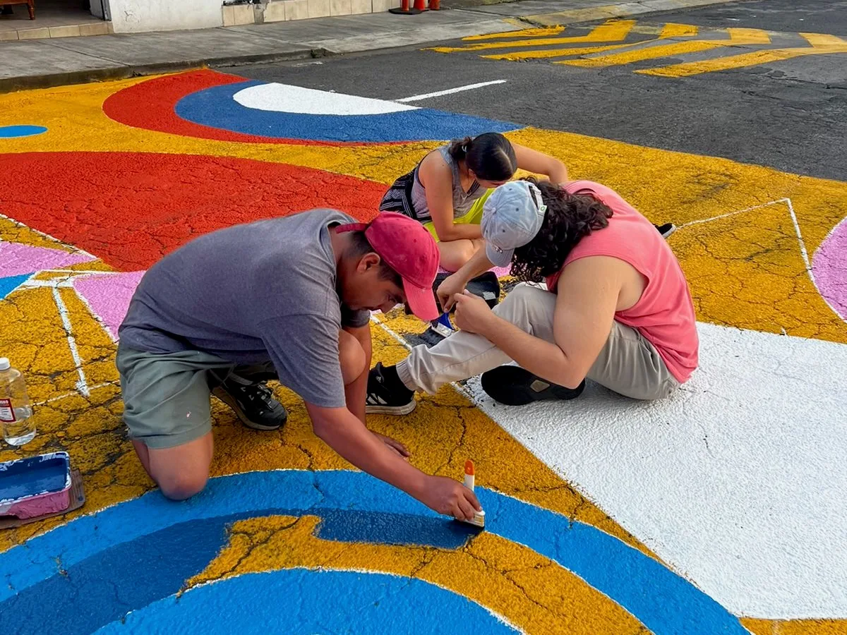 Asphalt Art After Colima