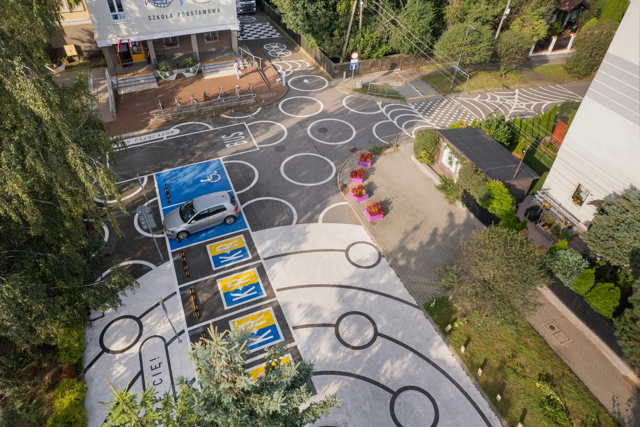 Asphalt Art Gdynia Before After Comparisons