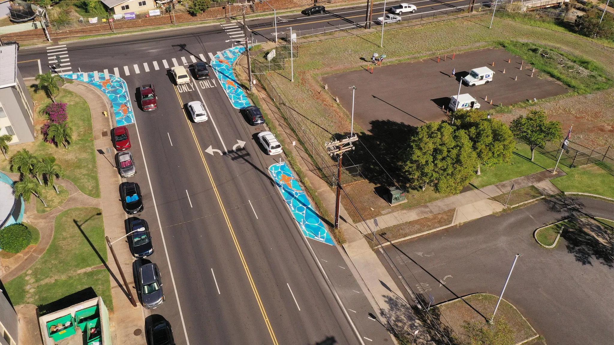 Asphalt Art Honolulu Before After Comparison