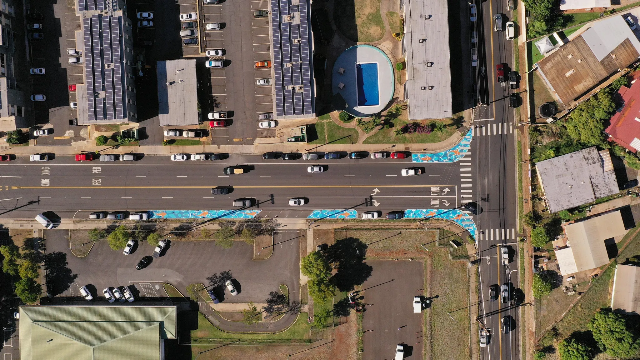 Asphalt Art Honolulu Before After Comparison